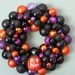 PERKY PUMPKIN HALLOWEEN Ornament Wreath