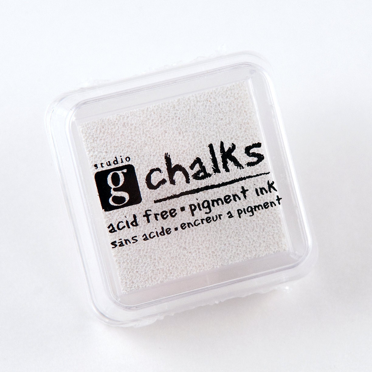 White Chalk Pigment Ink Pad from Studio G