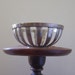 Rustic Modern Fruit Bowl Vintage Cast Aluminum Bowl