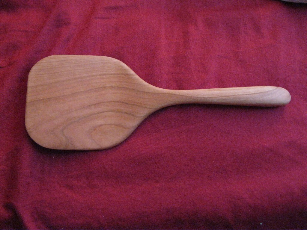 Pancake flipper Handmade Wooden Spatula cherry wood