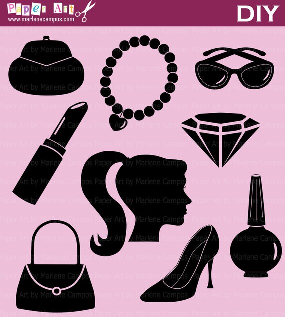 glamour girl clipart free - photo #27