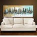 72"xxl City large abstract textured painting original , from jolina anthony signet express shipping
