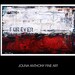 Forever Original abstract, creme,white,gold, red textured abstract painting from listed artist Jolina Anthony