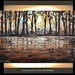 original jolinas one of a kind impasto Forest painting from jolina anthony a beautiful wall decor, gallery back wrap stretched canvas