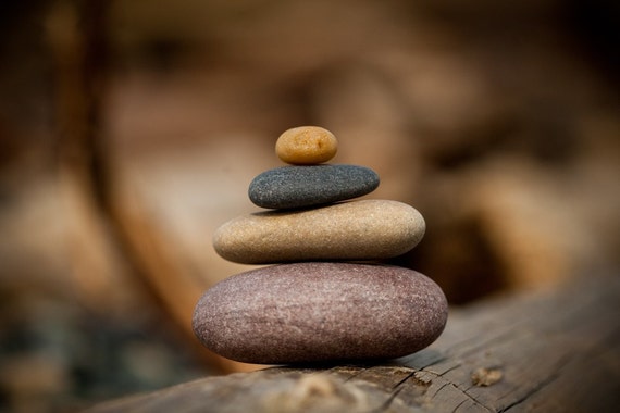 Stacking Stones Beach Rocks Cairn Meditation Zen