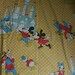 Vintage Mickey Mouse Walt Disney World Twin Sheet Bedding
