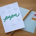 papa letterpress greeting card (father's day) hat design