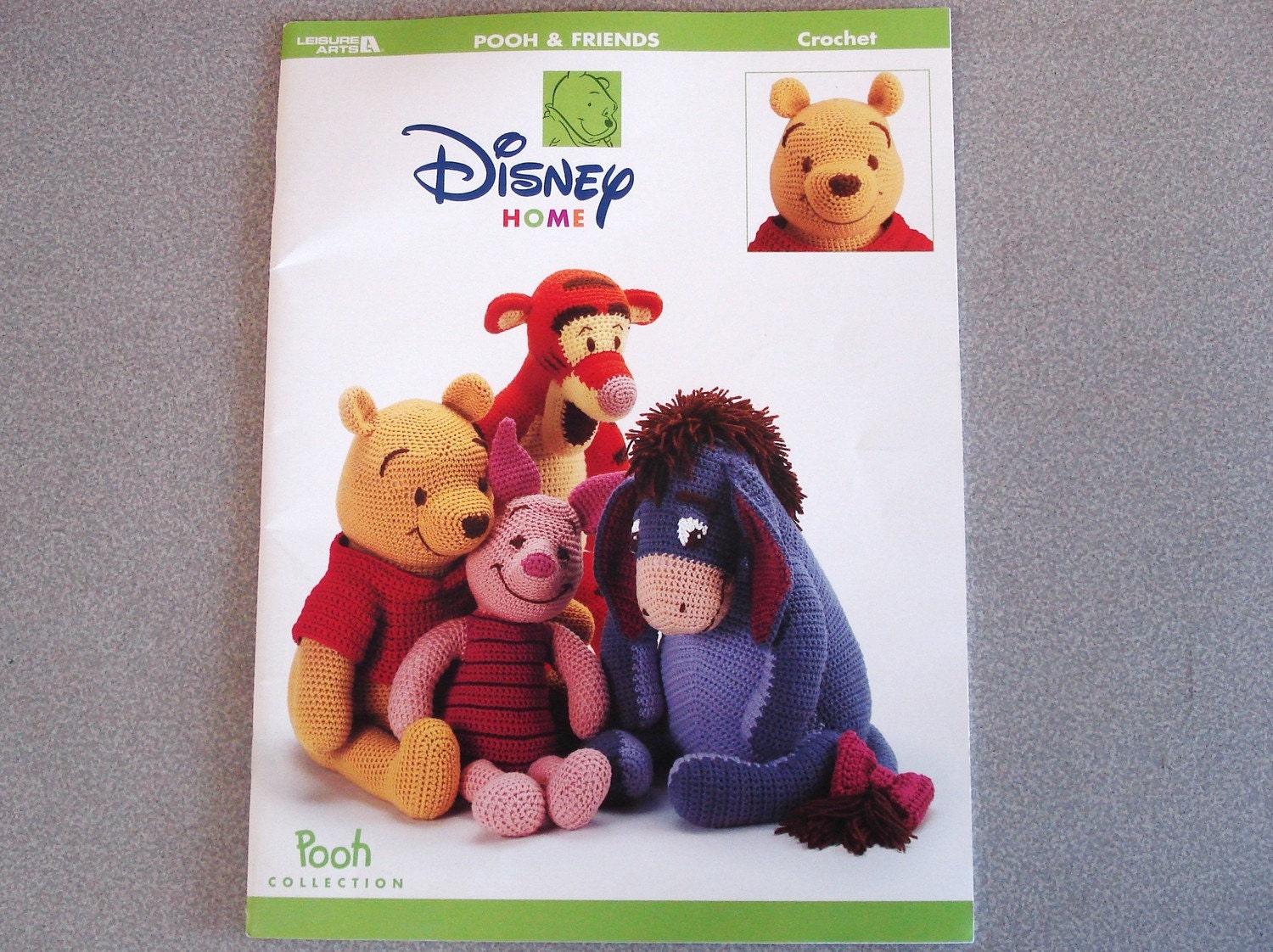 Leisure Arts Crochet Book 3262 Disney Home Pooh and Friends