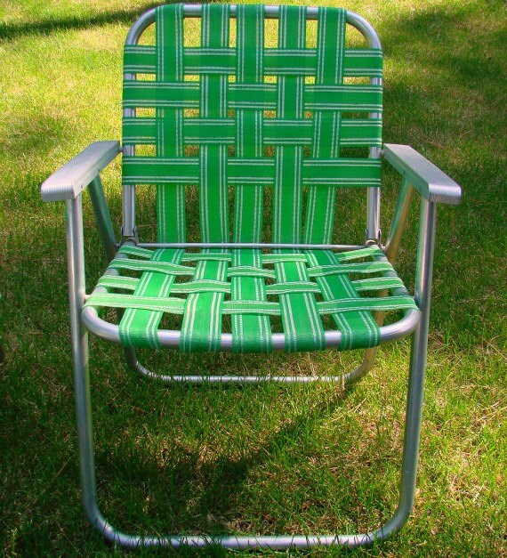 webbed strap material for aluminum lawn chairs