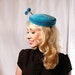 Vintage Quirky Aqua Prong Hat