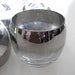 Mad Men Scotch Glasses / Roly Poly Silver Rimmed / Mid-Century Barware / Set of 4