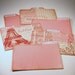 Divider Cards of Formica Set of 6 Custom Paris Pink French 4x6 Recipe Address Divider Cards