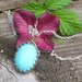 Sterling and Turquoise in a Crown Bezel
