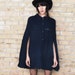 Vintage Navy Cape Knit 1960s Poncho
