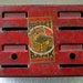 Metal Savings Bank--Vintage Small Red Budget Bank, Toy Bank