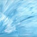 Blue & White Abstract Art 9x12 Original Acrylic Painting