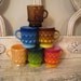 Fire King Kimberly Mugs - Set of 6