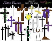 Cross Clip Art Cross Digital Clip Art, Clipart Cross Easter Cross Clipart Printable Easter Christian Cross Instant Download Il_170x135
