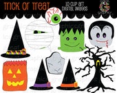 Halloween Clipart Digital Clip Art Halloween Mummy Dracula Tombstone Witch Hat Digital Clipart Halloween Party Clipart - Instant Download Il_170x135