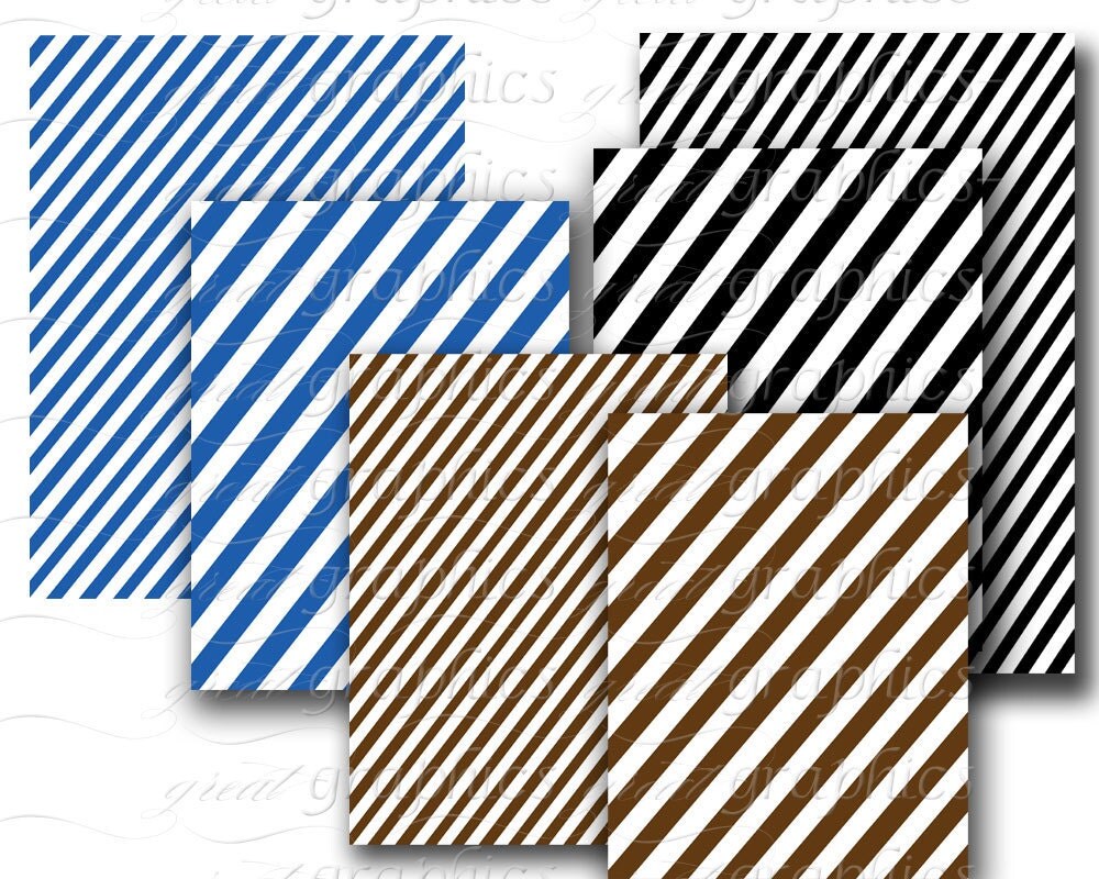 Diagonal Stripe Paper Digital Paper Striped Paper Background