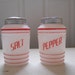 Vintage Red and White Salt and Pepper Shakers 1930's TREASURY ITEM