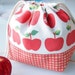 Toddler Backpack Lunch Bag - Red Apples