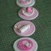 Baby Shower Fondant Bib, Bottle and Pacifier Toppers for Cupcakes, Cookies or Mini-Cakes