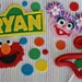 Fondant Sesame Street Inspired Decorations for a Special Birthday Cake and Cupcakes
