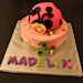 Ladybug Fondant Cake Topper with Matching Flowers, Age and Name Cake Decorations Perfect for a Ladybug Party