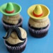 Mustache and Sombrero Fondant Toppers for Cupcakes Perfect for Birthday, Celebration and Cinco De Mayo Parties