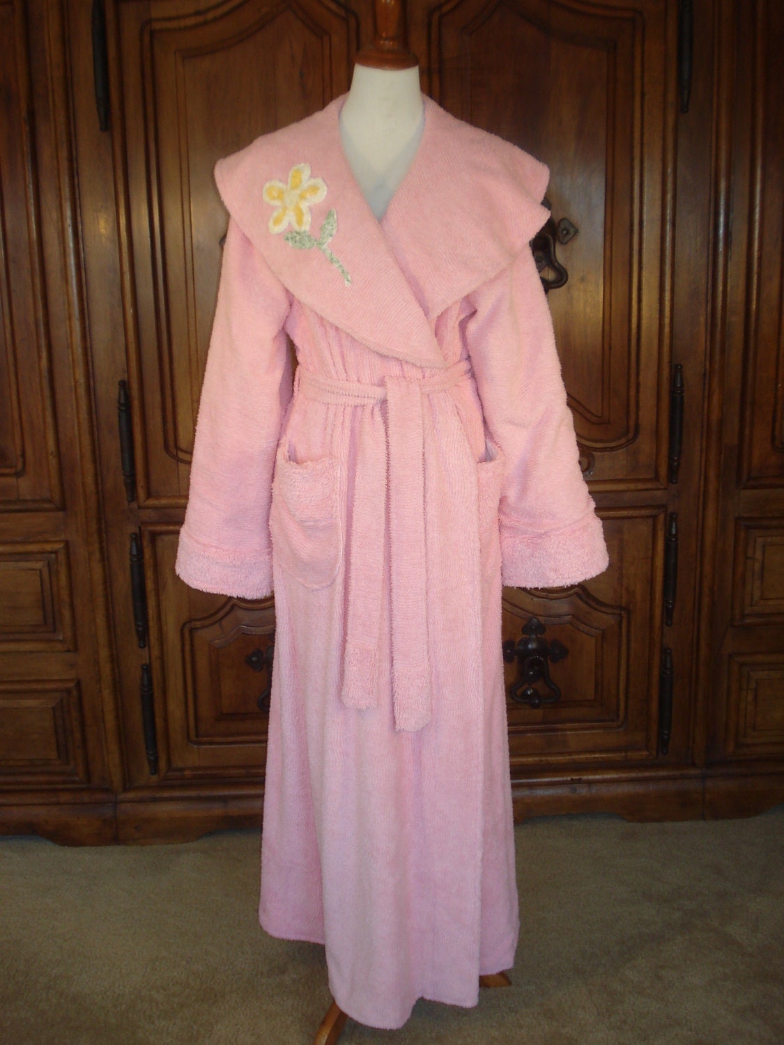 Vintage 1940'S Chenille Robe