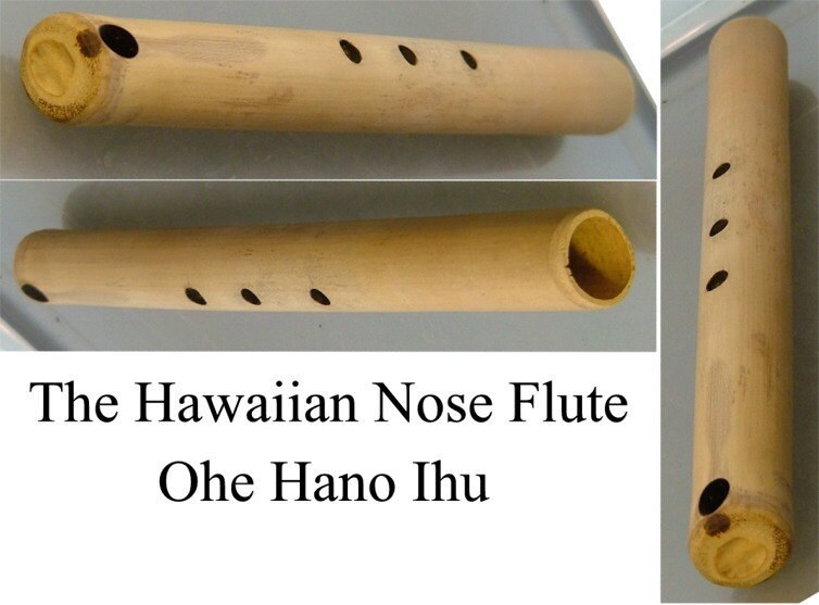 Handmade Bamboo Hawaiian Nose Flute Ohe by SouthFloridaBamboo