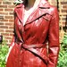 SALE Vintage 60s Mod / Leather Coat / Full Length / Cognac / Long Fall Coat