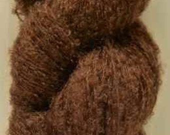Luxury Mohair Bouclé (Chestnut) Knitting Yarn 7oz/200g