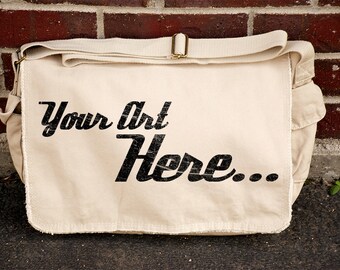 Custom Messenger Bag - Available in Khaki , Mocha, Khaki Green, Pink