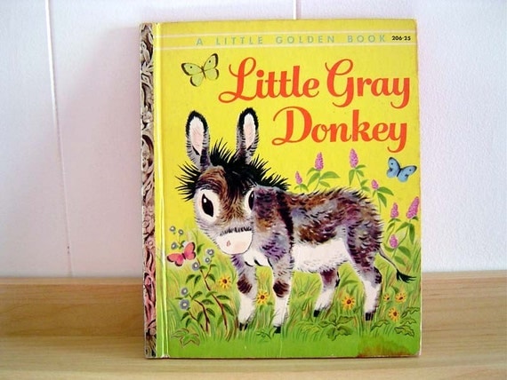 Little Golden Book / Little Gray Donkey 1954 A by snugglehouse