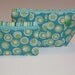 jewelry bags travel set, makeup bag set, Handmade zipper pouches, quilted, coordinating circles and stripes