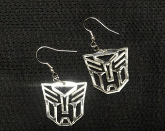 Transformer Inspired Autobot and / or Decepticon Acrylic Earrings