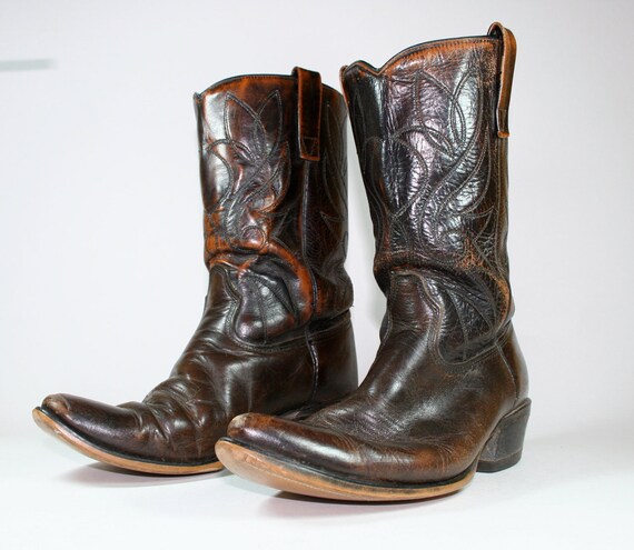 Vintage Biltrite Cowboy Boots in Brown by xoUda on Etsy