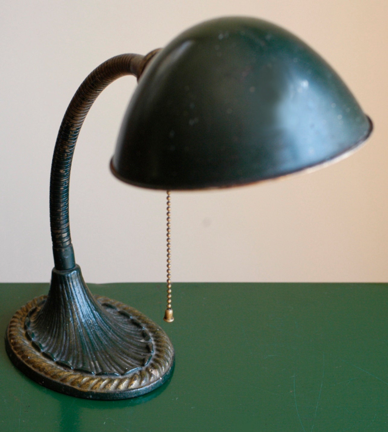 Vintage Goose Neck Lamp by bonnbonn on Etsy
