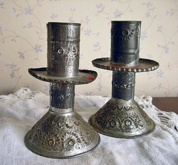 Vintage Mexican Candle Holders