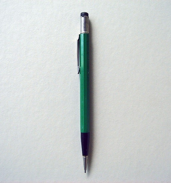 Vintage Autopoint Mechanical Pencil with Eraser Green