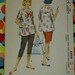 Vintage Pattern 1958 McCall's No.4499 Maternity Middy Blouse,Pedal Pushers