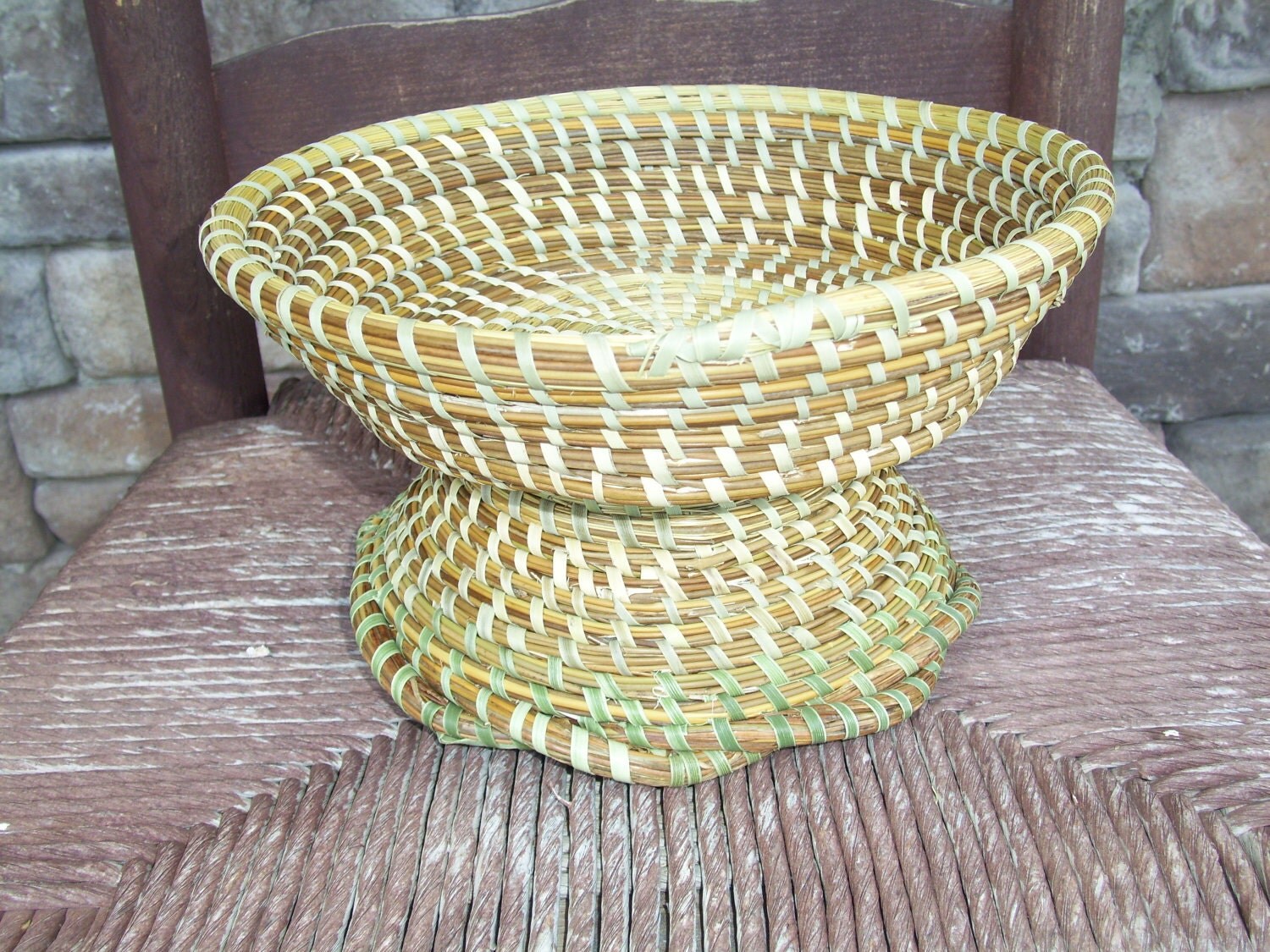 Gullah Sweetgrass 2in1 Basket