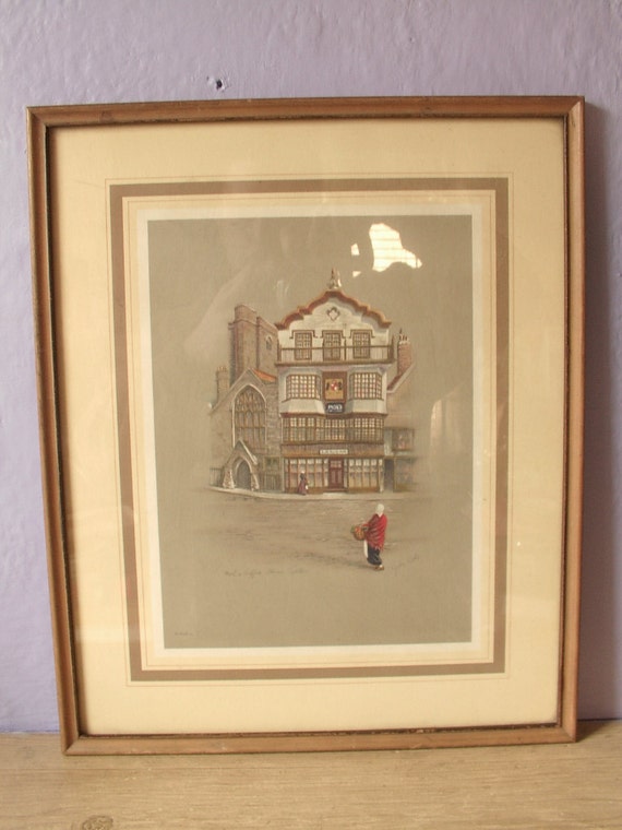 Antique 1940's Clyde Cole print English art print by ShoponSherman