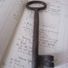Rusty Skeleton Key Extral Large Vintage Crude