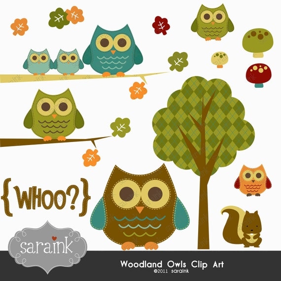 owl clip art etsy - photo #18