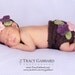 Knit Floral Diaper Cover and Headband Set Pattern - PDF Sale