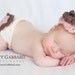 Layered Flower Diaper Cover and Headband Set Knitting Pattern - PDF Sale