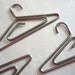 Silver Mini Clothes Hanger Paper Clips Qty 24 by Tim Holtz